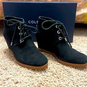 Cole Haan Black Suede bootie
